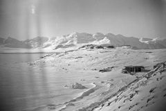 Abandoned whaling station and Signy Base (on ridge) from Stonechute